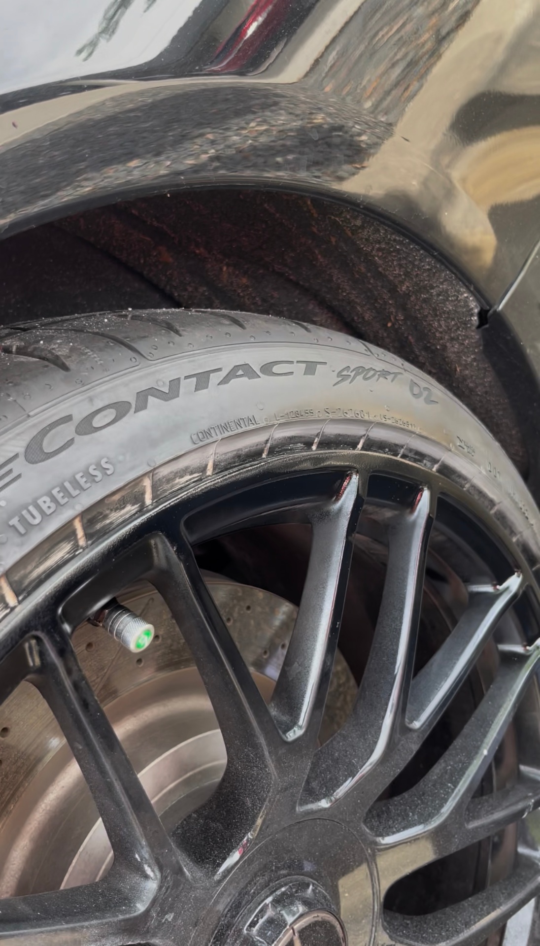Restored wheel after repair 2