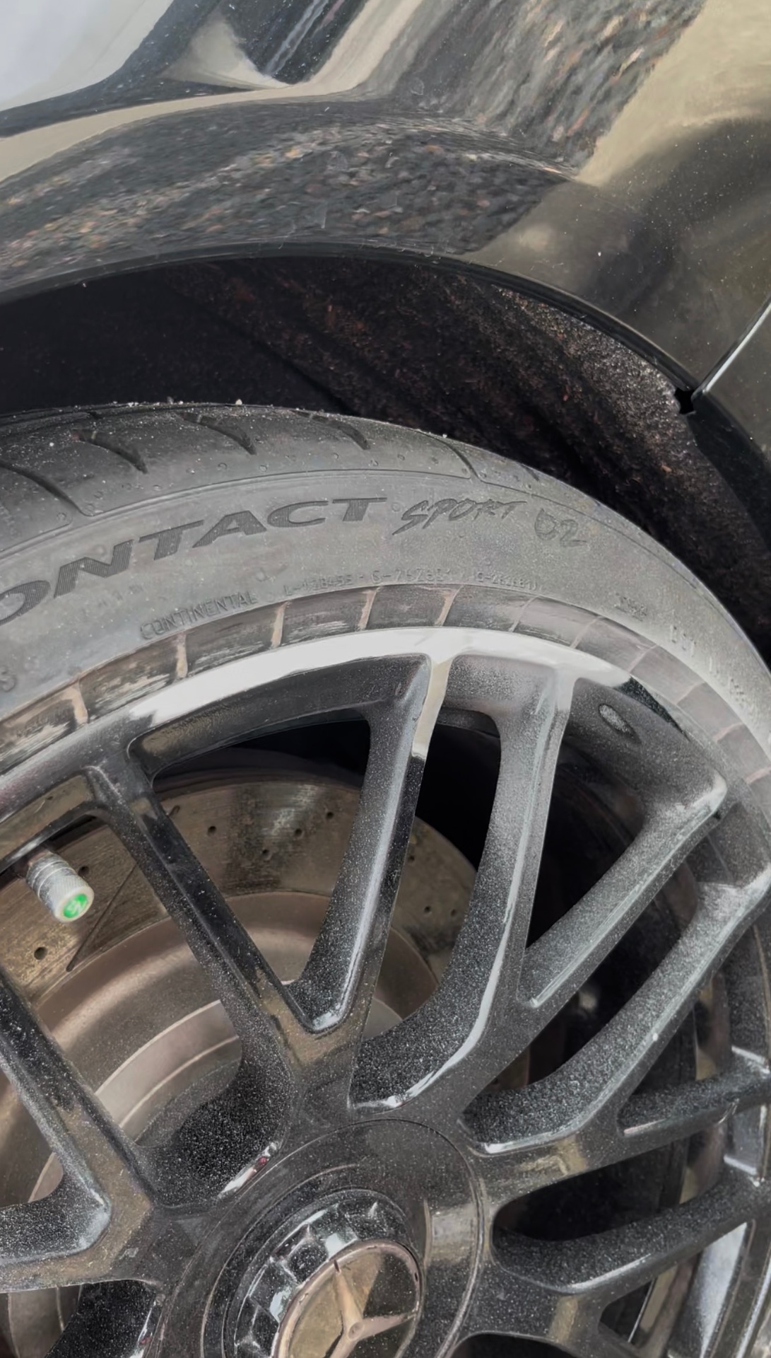 Damaged wheel before repair 2