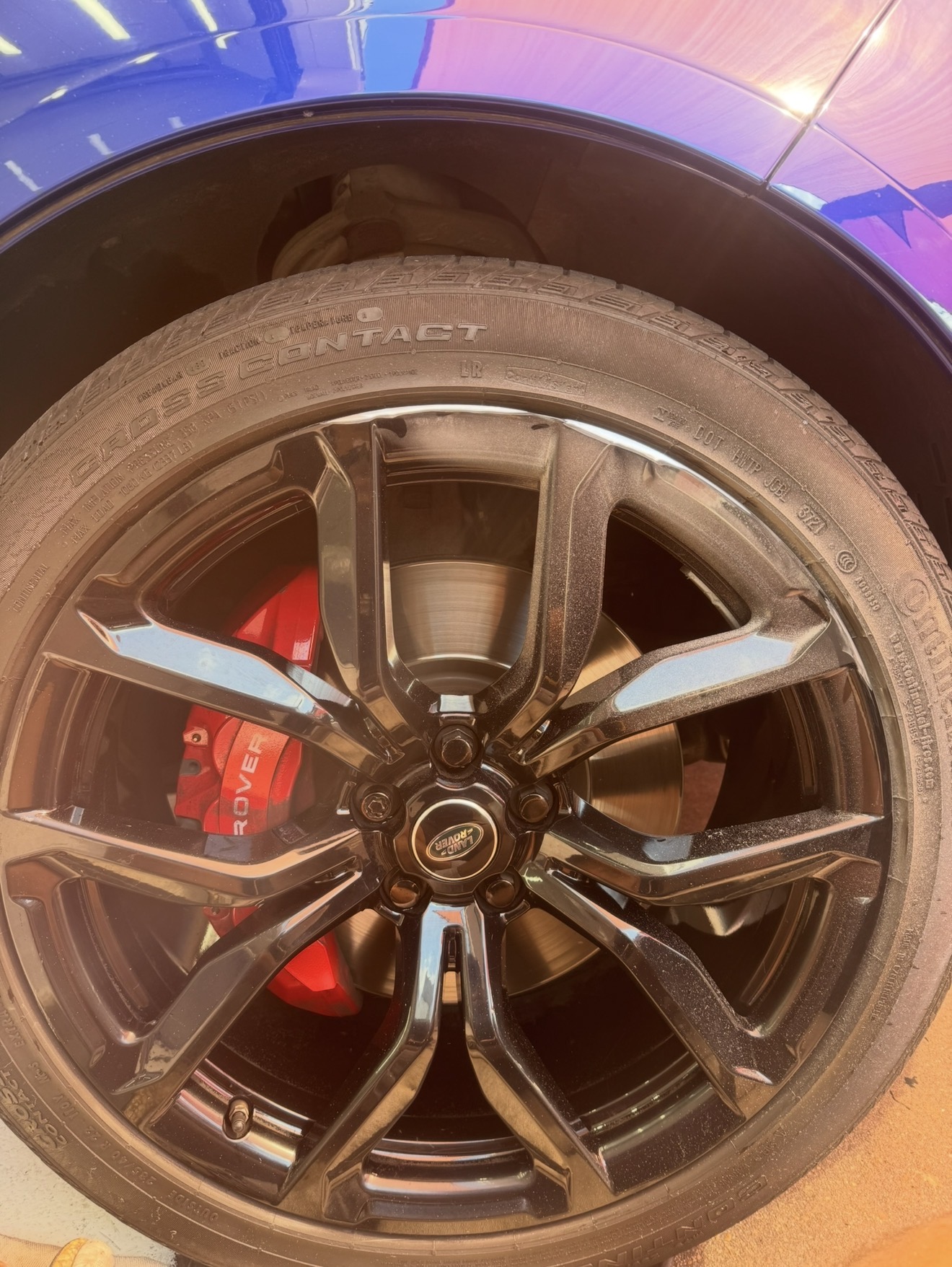 Damaged wheel before repair 5