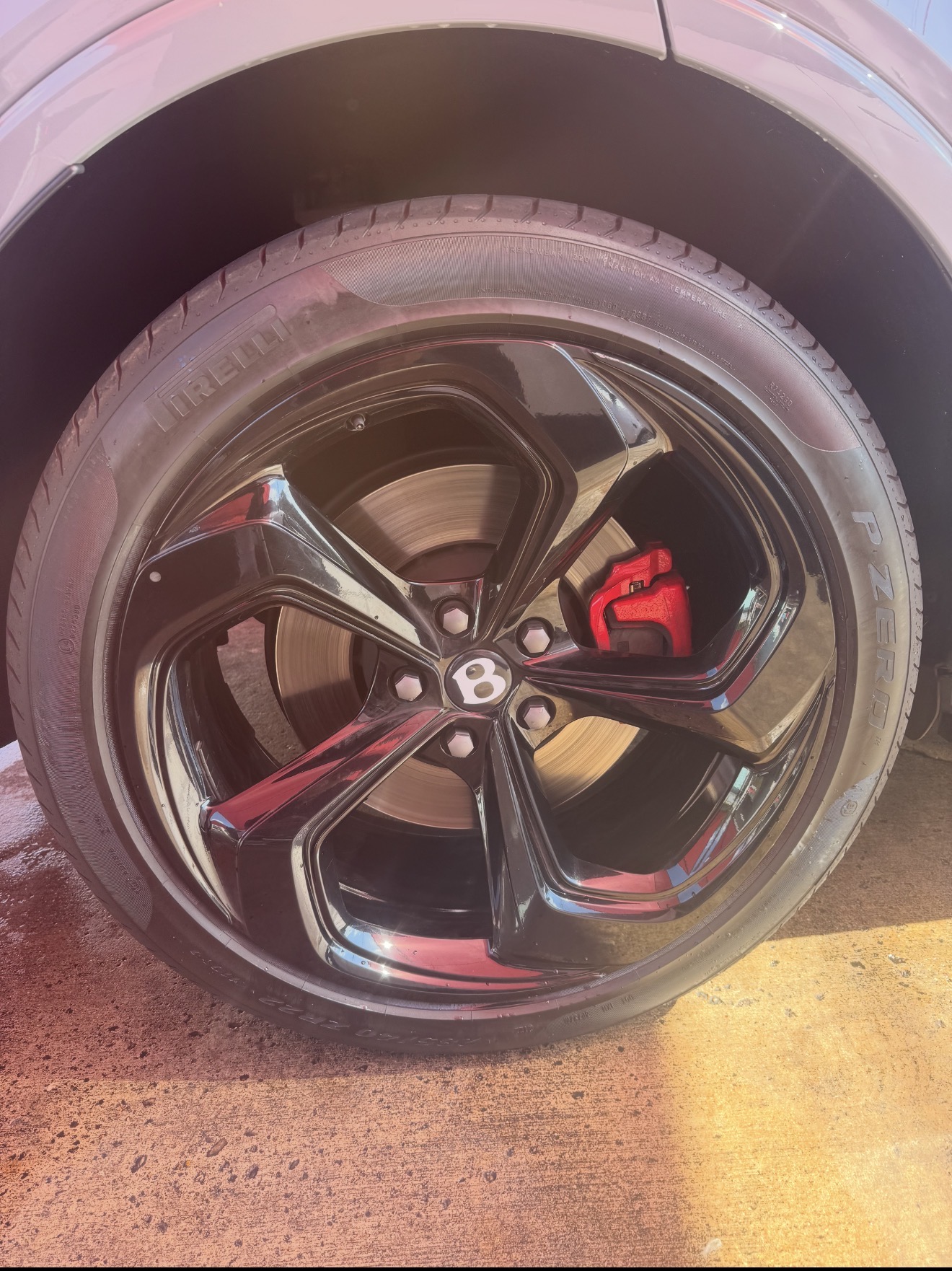 Damaged wheel before repair 3